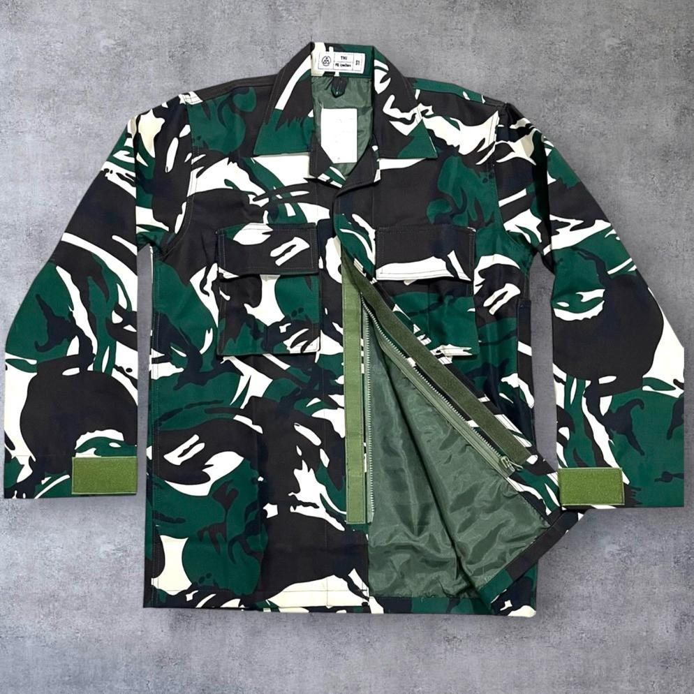 Grade Ori Baju Pdl Velbed Puring Woll Anti Luntur ,Risriting, Perekat, Anti Air / Baju Pdl Tni / Baj
