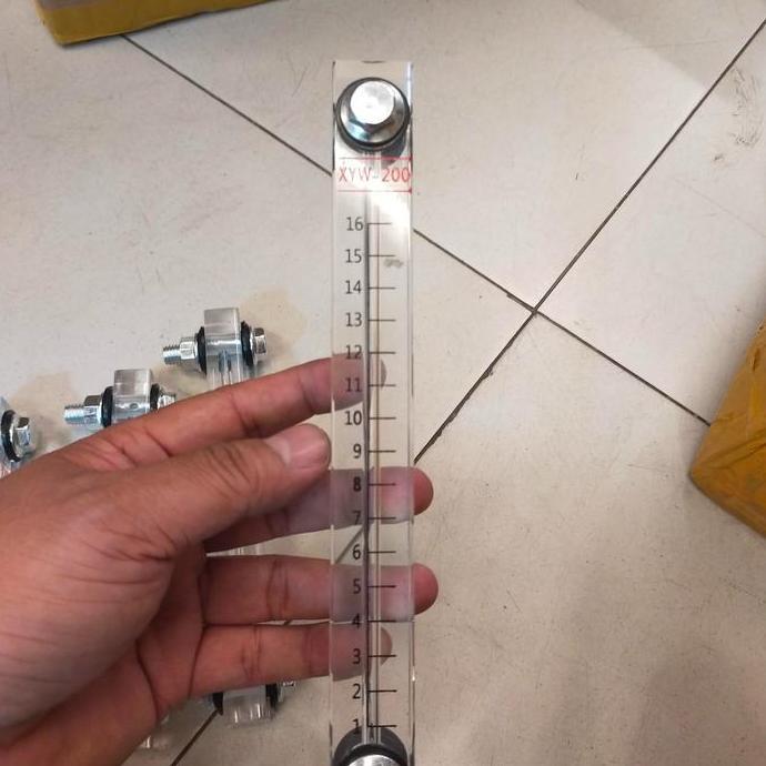 Water Level Gauge 4" 200Mm Xyw 200 / Tanki Level Gauge Level / Akrilik Level Gauge Water Oil Liquid 