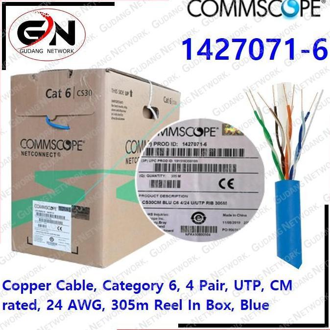 vinamaharaja - amp kabel utp cat 6 / comscope utp cat 6
