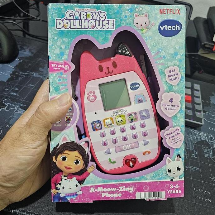 Original Vtech Gabby Doll House A Meow Zing Learning Phone [Hls]