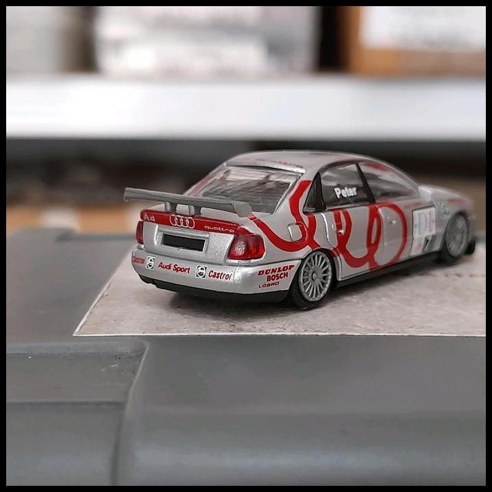 TERBARU RIETZE SKALA 1:87 - AUDI A4 DTM SILVER (RZ15) 