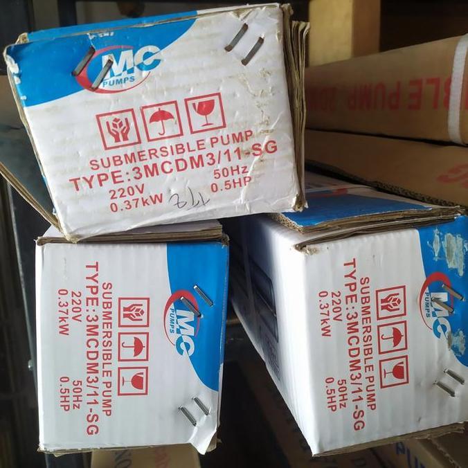 Ready oke] pompa air satelit 3" 0.5HP/ 1.5 HP / 2 HP / submersible pump nasional MC