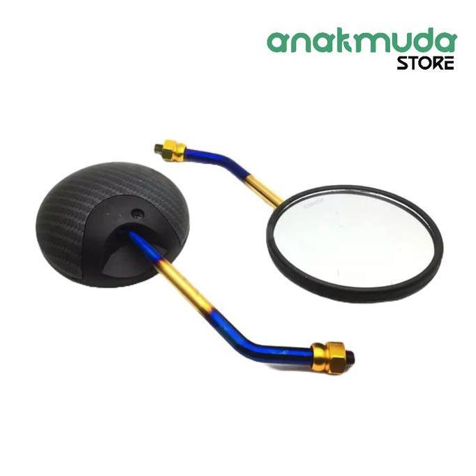 SPION BULAT KARBON HONDA CARBON VARIASI 2 WARNA MODEL SCOOPY HONDA BEAT FI STREET VARIO SPACY REVO T