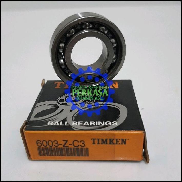 TERBARU BEARING 6003 Z / 6003Z / 6003 Z C3 TUTUP SEBELAH BESI TIMKEN ASLI 