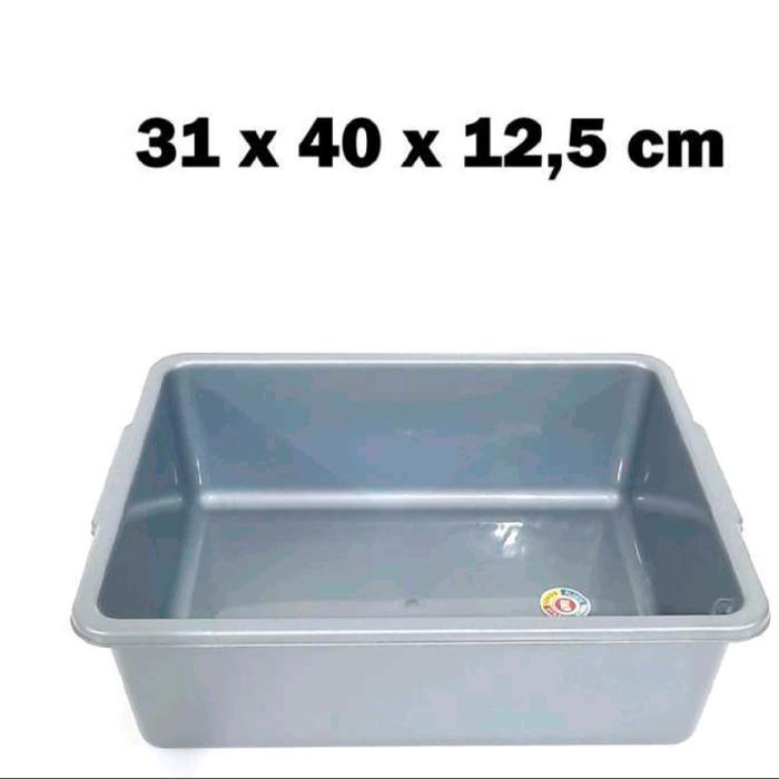 BASKOM PLASTIK / BASKOM KOTAK / BAK SEGI SILVER KOMET STAR KOREA BESAR