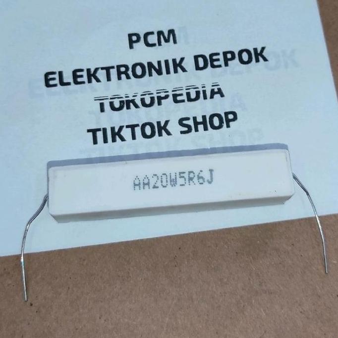 RESISTOR 5R6 5.6 OHM 20WATT 20W5R6 OHM R KAPUR PCMED