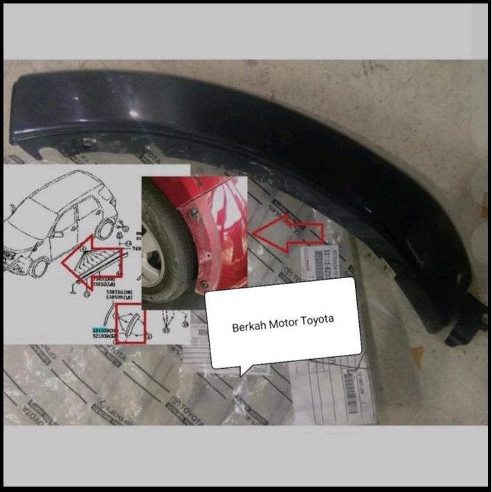 TERBARU OVER FENDER SPOILER DEPAN RUSH TERIOS 2006 2008 2009 2010 ORIGINAL 