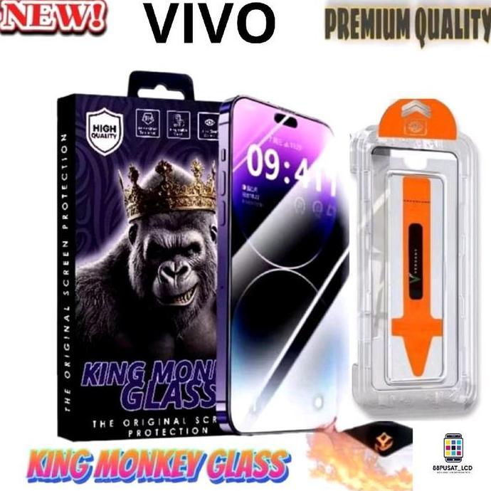 FOR VIVO TEMPERED EASY INSTAL KING MONKEY Y31D / Y31DPRO /  Y11D / Y05 /  Y19S PRO / V50 / V50 LITE 