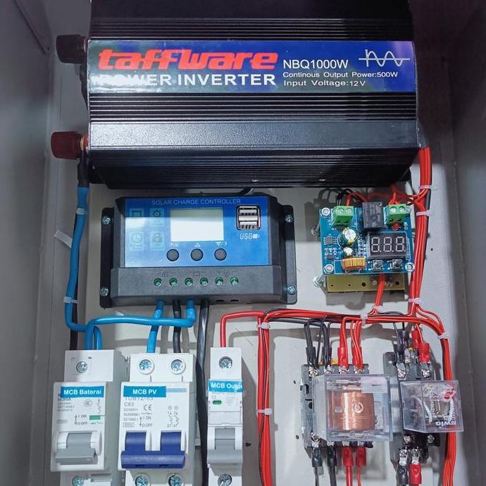 Paket Lengkap Panel Plts Panel Surya Solar Cell Inverter Scc Ats