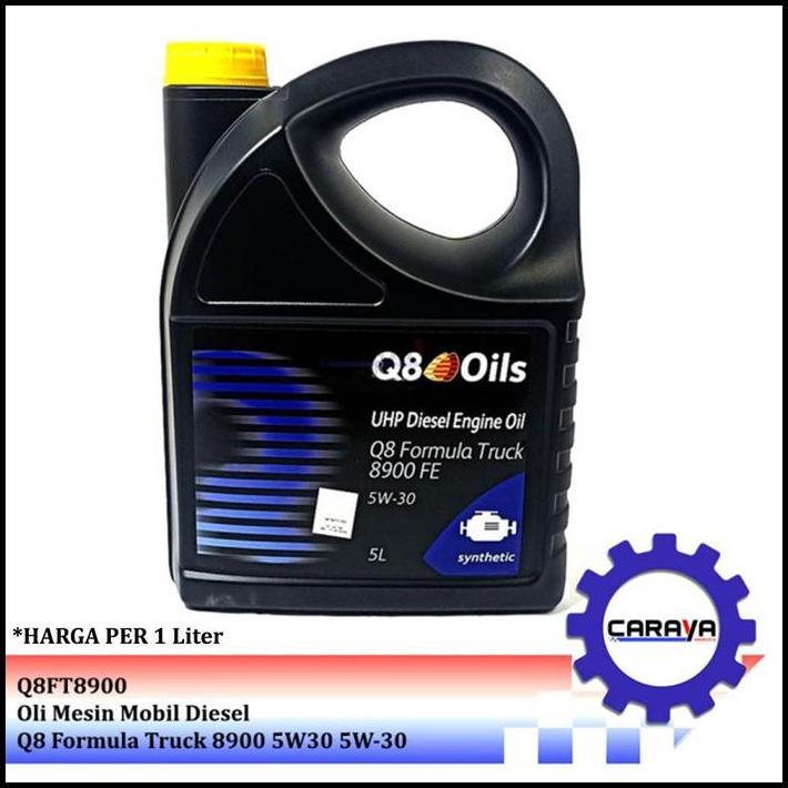 HOT DEAL OLI MESIN MOBIL DIESEL Q8 FORMULA TRUCK 8900 5W30 5W-30 
