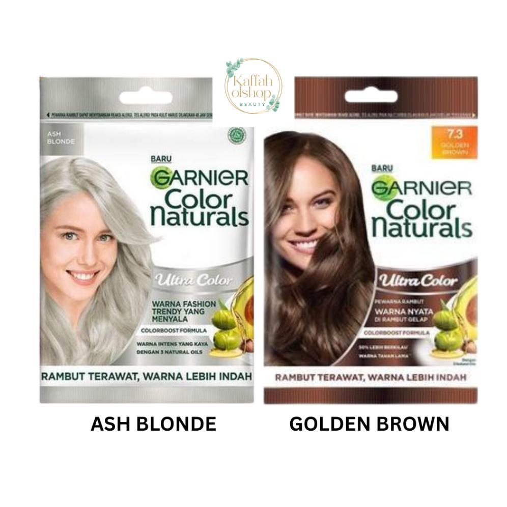 Pewarna Rambut Garnier - Ash Blonde + Golden Brown