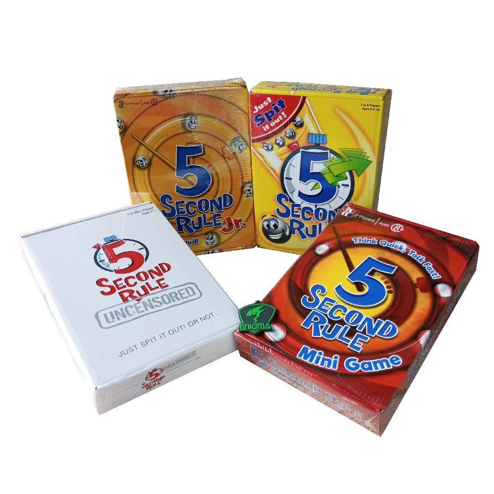 5 SECOND RULE BOARD GAME - ENIGMAZONE Board game