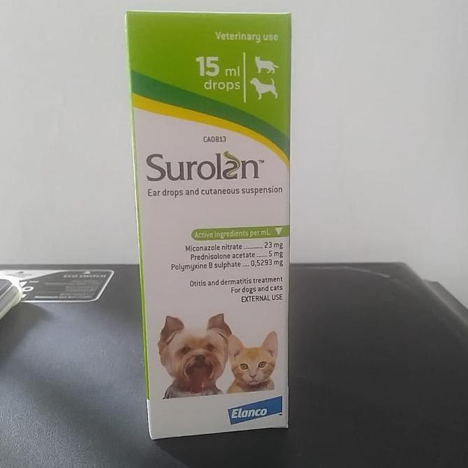 OBAT TETES TELINGA EAR MITE DERMATITIS KUCING ANJING SUROLAN-SUROLAN Diskon