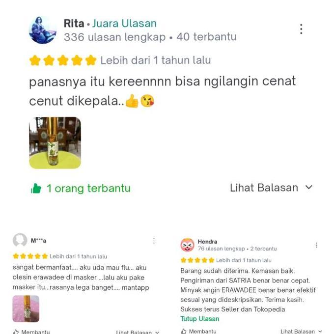 Kariipin4 - Erawadee 51 Inhaler Herbal Promo Minyak Angin Thailand Original