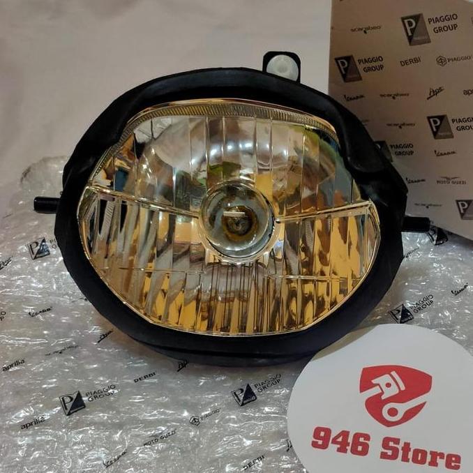 HEADLAMP PIAGGIO ZIP / REFLECTOR LAMPU DEPAN PIAGGIO ZIP ORIGINAL 649MARTK
