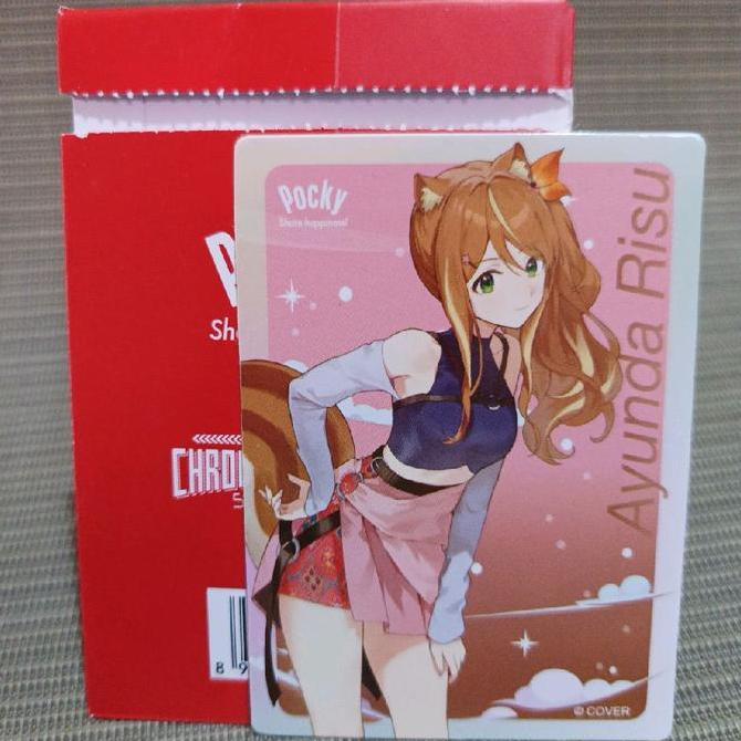 Kartu pocky hololive ayunda risu