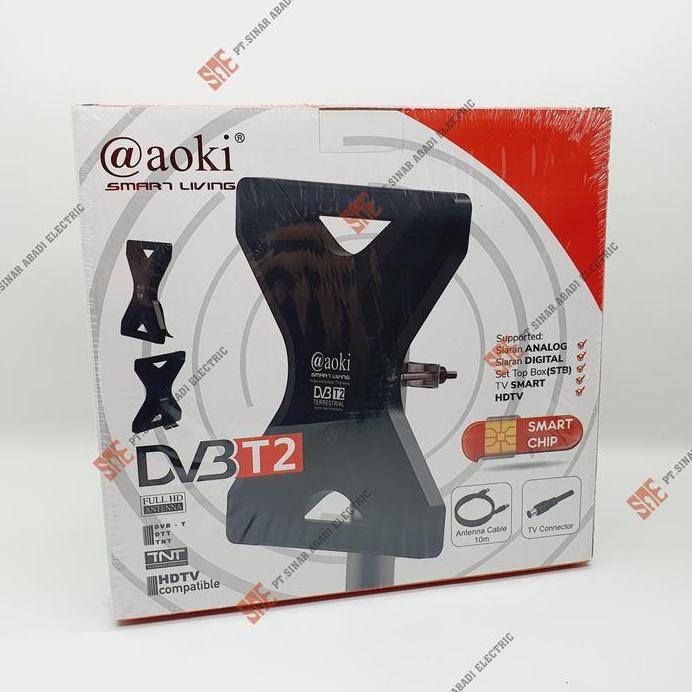 Set Top Box TV / Aoki STB Digital Receiver Antene TV Digital Siaran TV
