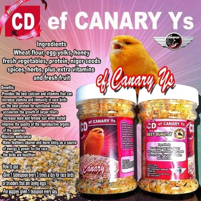 CD EF CANARY PAKAN BURUNG CANARY UNTUK MENINGKATKAN STAMINA DAN IMUN