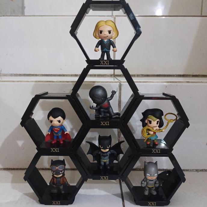 XXI DC superman batman hexagon figure set 7 pcs