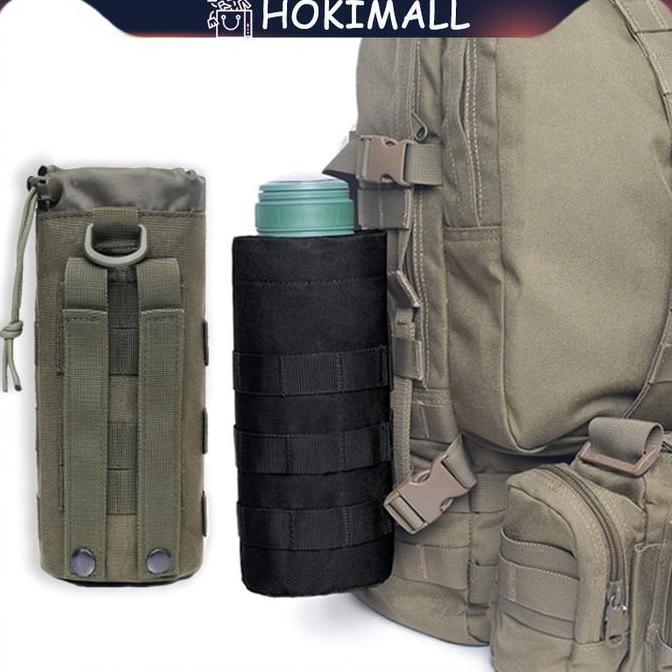 TUMOLOX Tas Botol Minum Outdoor MOLLE / Sarung Botol Minum Tactical / Sarung Botol Tactical