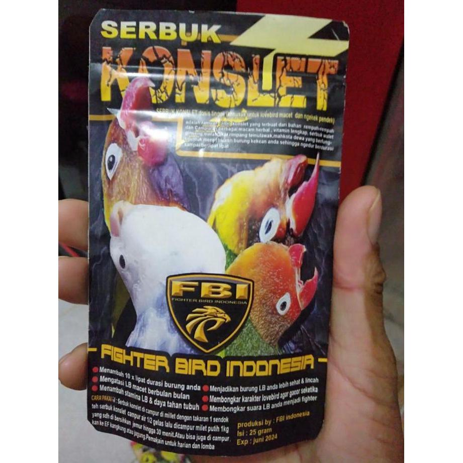 SERBUK KONSLET FBI - PAKAN LOVEBIRD KONSLET