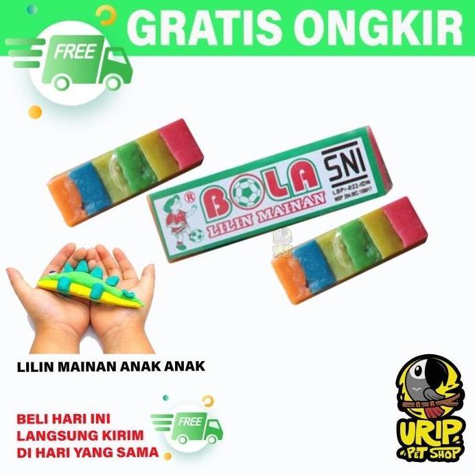 LILIN MAINAN EDUKASI ANAK / PLASTISIN / MALAM / PELURU TEMBAKAN CICAK