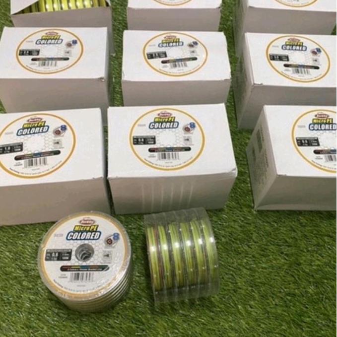 BENANG PE BERKLEY MICRO PE COLORED PER 100 METER MULTI WARNA