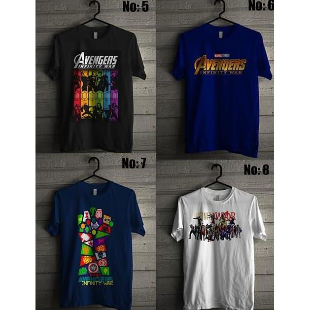 kaos infinity war avenger anak dan dewasa LSS