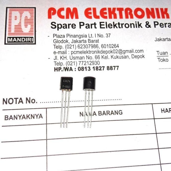 C1674 2SC1674 2SC 1674 2 SC TR TRANSISTOR TO92 TO-92 PCMED