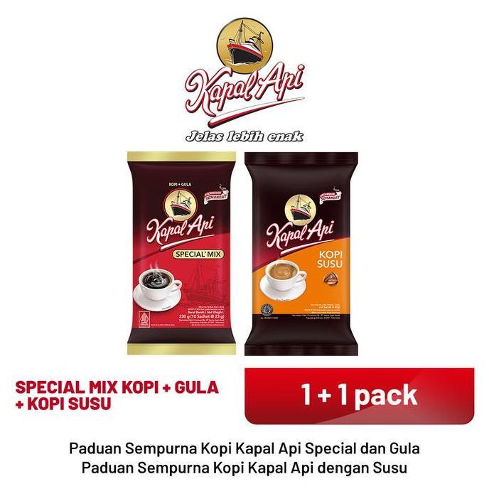 Drink- Kapal Api Special Mix 1 Pack + 1 Pack Kopi Susu