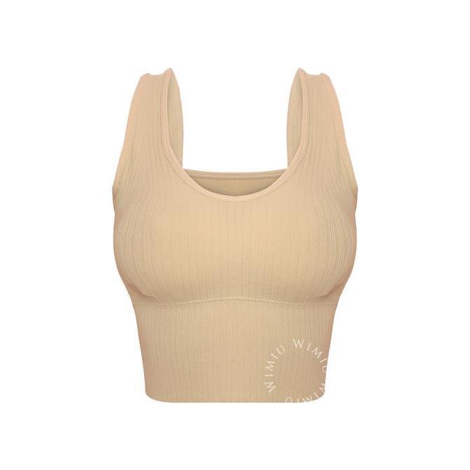 Gym- Wimiu Tanktop Tank Top Crop Top Sport Bra Bh Sport Bh Nita Singlet Busa 100048