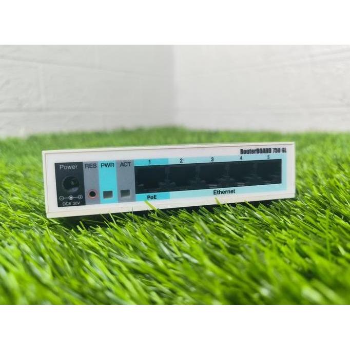 Mikrotik RouterBOARD RB750 GL AR7242 400MHz UNIT TANPA ADAPTOR