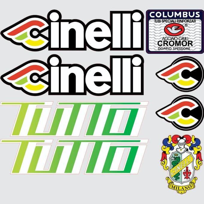 DECAL DECALS STICKER STIKER FRAME CUSTOM CINELLI TATTU BASIC AIRWALK