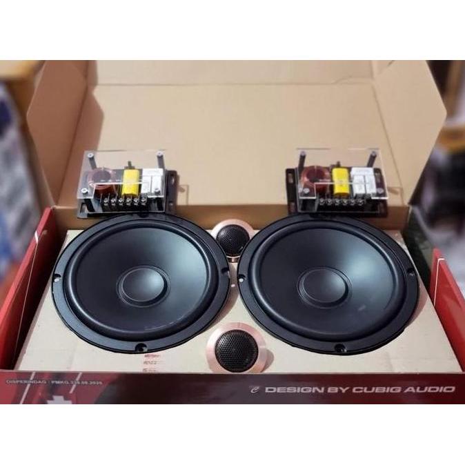 SPEAKER SPLIT 2 WAY CUBIG SWISSLINE GOLD