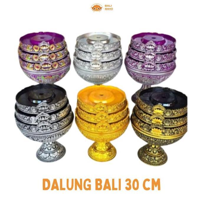 =====] Dulang Melamin 30 cm 3 Susun - Dulang High Quality - Dulang Bali - Alat Membawa Banten Bali -