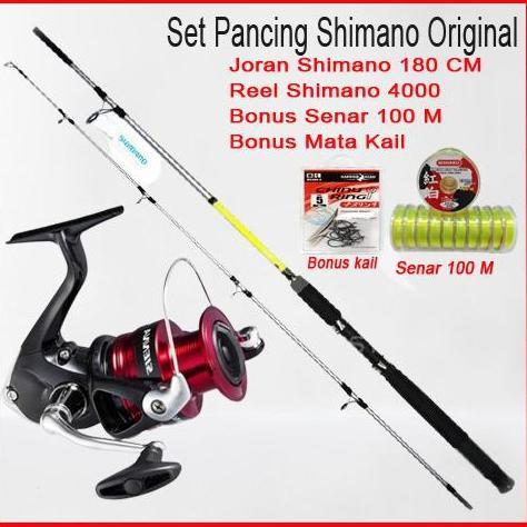 '' SET PANCING SHIMANO SIENNA DAN SHIMANO 180CM ORIGINAL //