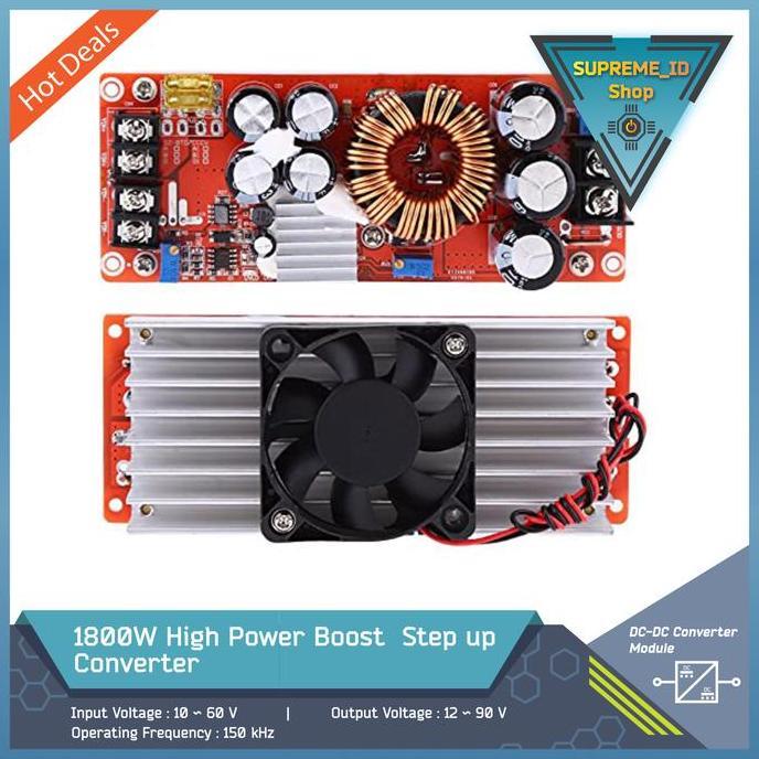 1800W 40A High Power Dc-Dc Power Supply Step Up Boost Converter | 1800W 40A