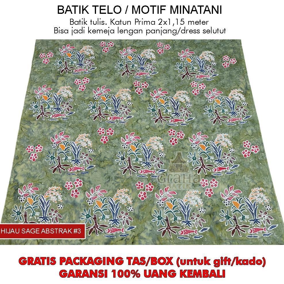 KAIN BATIK TULIS BAKARAN PATI MOTIF MINA TANI MINATANI TELA TELO KETELA ABSTRAK Kain