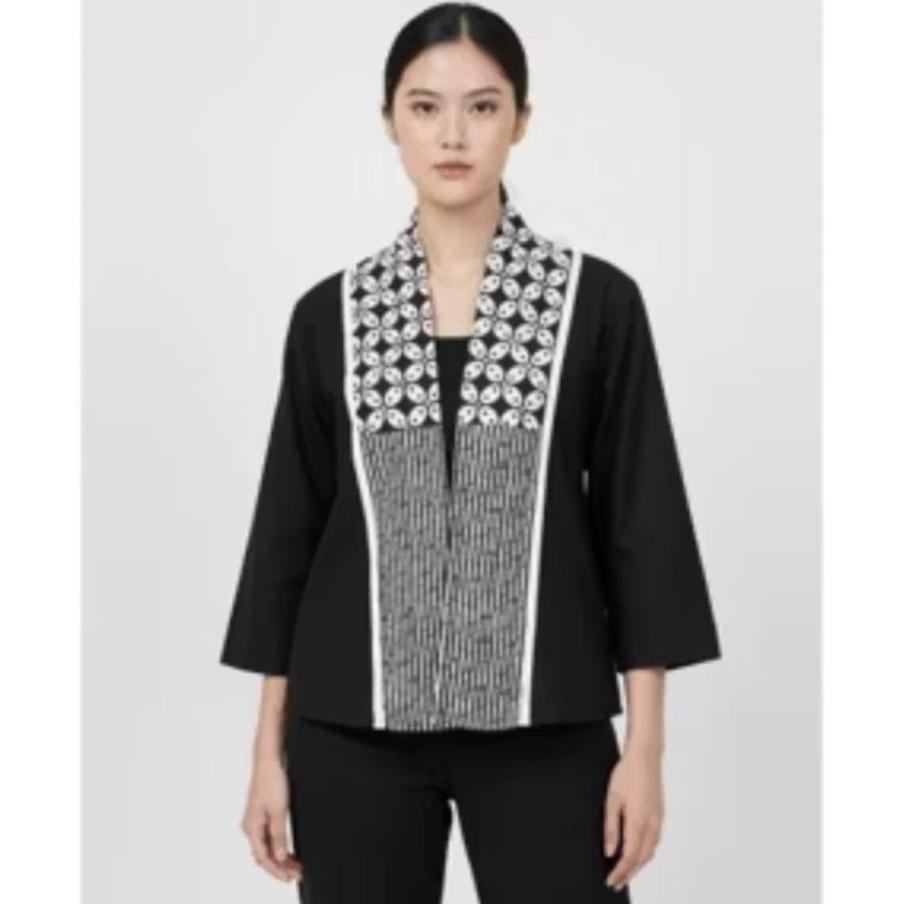 Outer Wanita Kekinian/Cardigan Motif Batik Lengan Panjang