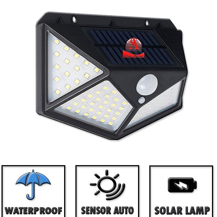 Lampu Solar Cell 100 Led / Lampu Taman Qutdoor 100 Led / Lampu Solar Sensor