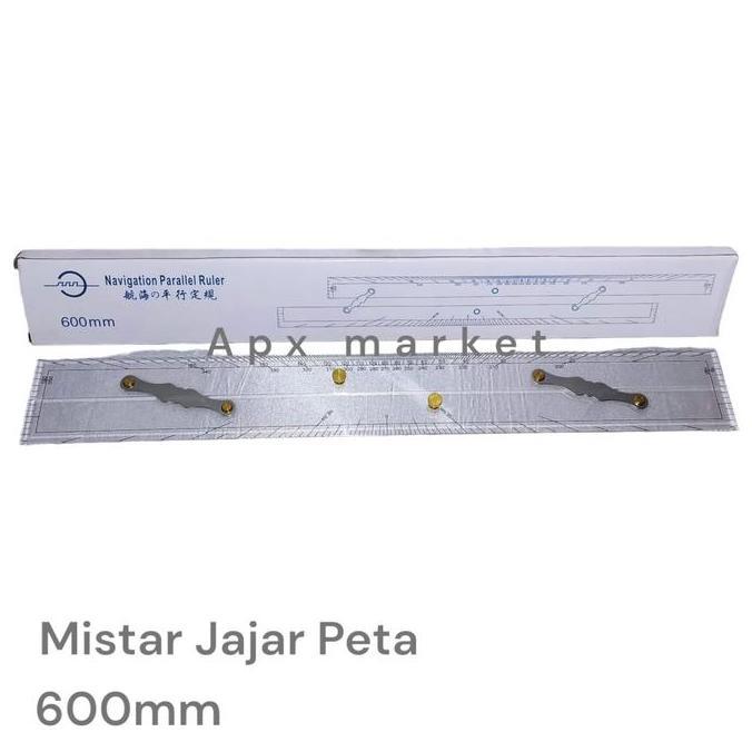 Mistar Jajar Peta (Parallel Ruler) 600mm