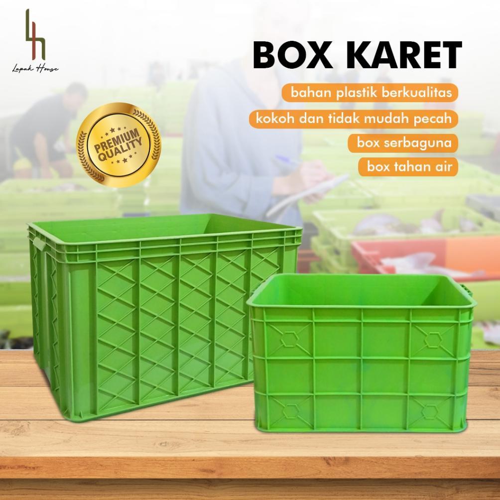 Mpw Box Karet Besar / Box Plastik Serbaguna / Container Box Industri / Keranjang Industri / Krat Rap