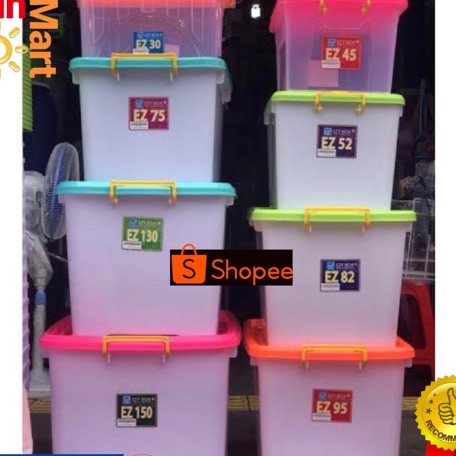 Box Ezy Container Plastik / Tempat Penyimpanan Plastik Ezy