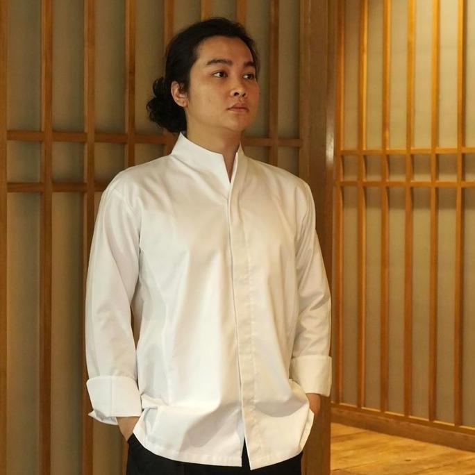 Tokyo" Style Chef Jacket / Seragam Kitchen Unisex / Aksara Chef Jacket / Baju Chef / Baju Koki