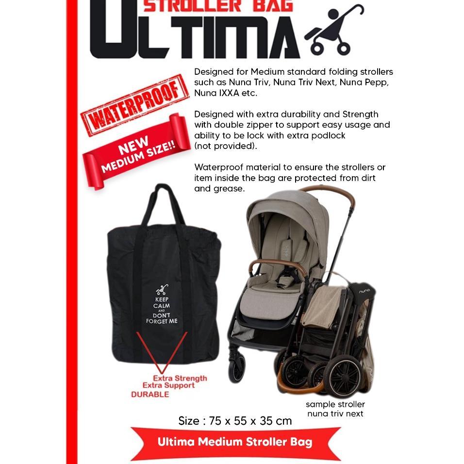 Ultima Medium Stroller Bag Tas Stroller Bisa Untuk Stroller Nuna Triv, Nuna Pepp, Nuna Tavo Dan Stro