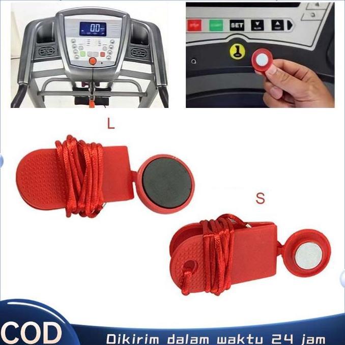 TERMURAH - Kunci Treadmill Magnet Safety Key Treadmill Safety Key Treadmill Kinetic Safety Key Untuk