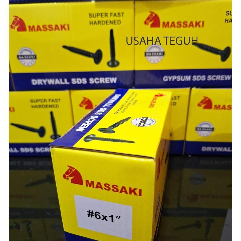 Sekrup Gypsum Sds Massaki / Sekrup Furing / Drywall Screws