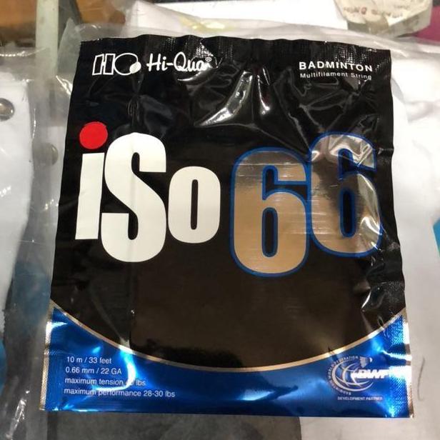Senar Badminton Hi-Qua HiQua Iso 66 Original Raket