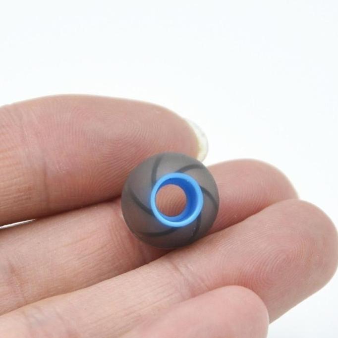 Loods- Qkz Blue Silicone Eartips Wide Bore