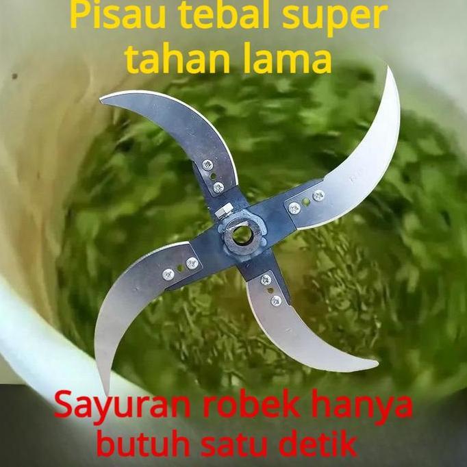 Tation- Mesin Cacah Rumput Sayuran Multifungsi: Untuk Dinamo & Stick Bor (Bor Listrik Modifikasi), P
